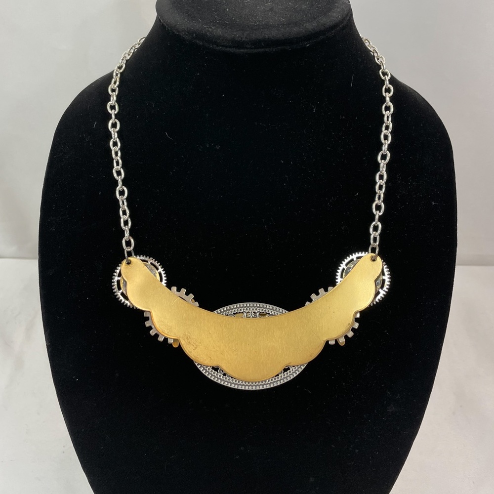 Steampunk Propeller Collar Necklace - Picture 4 of 6